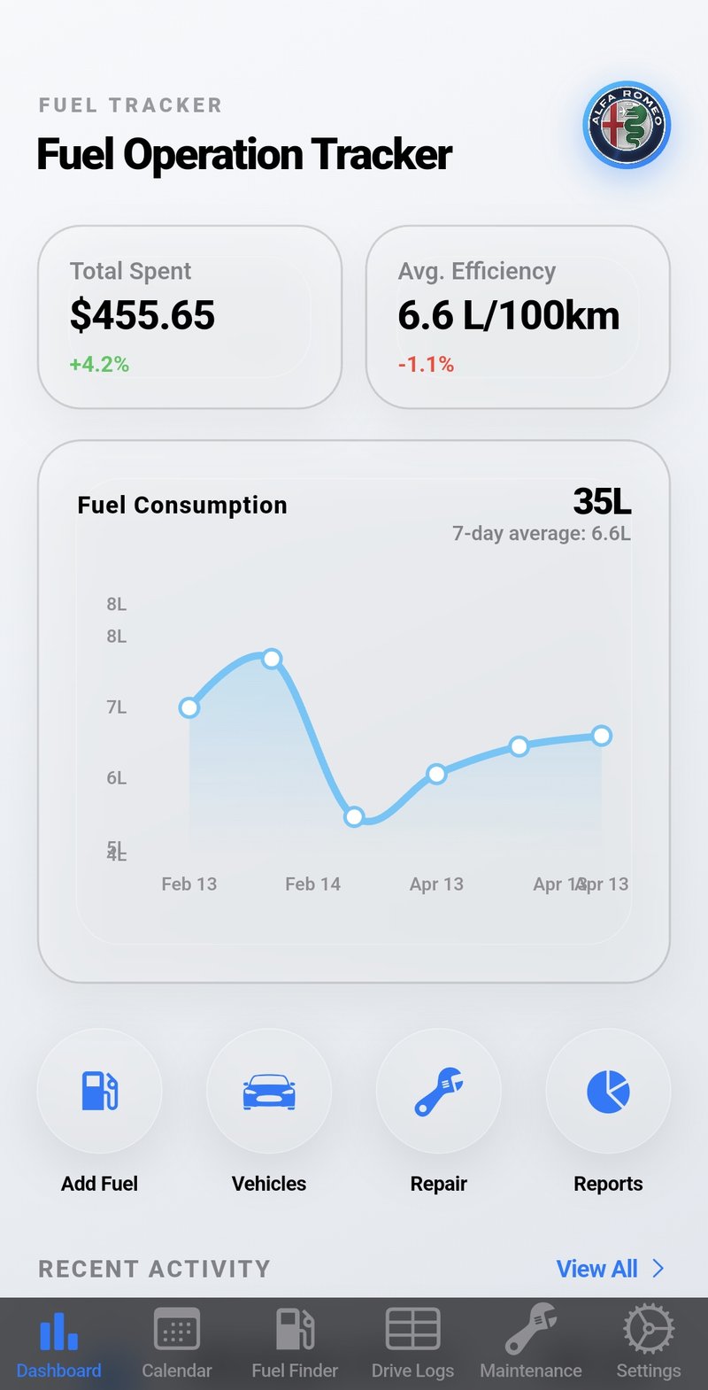 Fuel Operation Tracker Screenshot 9